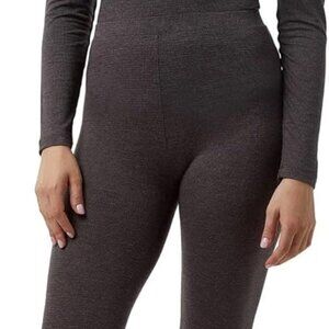 32 Degrees Heat Women's 2-Pack Thermal Base Layer Pants, HT. Charcoal, Size XL